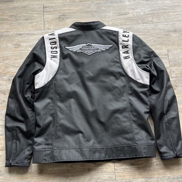 Harley-Davidson Jacket Women's 120th Anniversary Imprint Riding Jacket XL Black - Picture 9 of 11